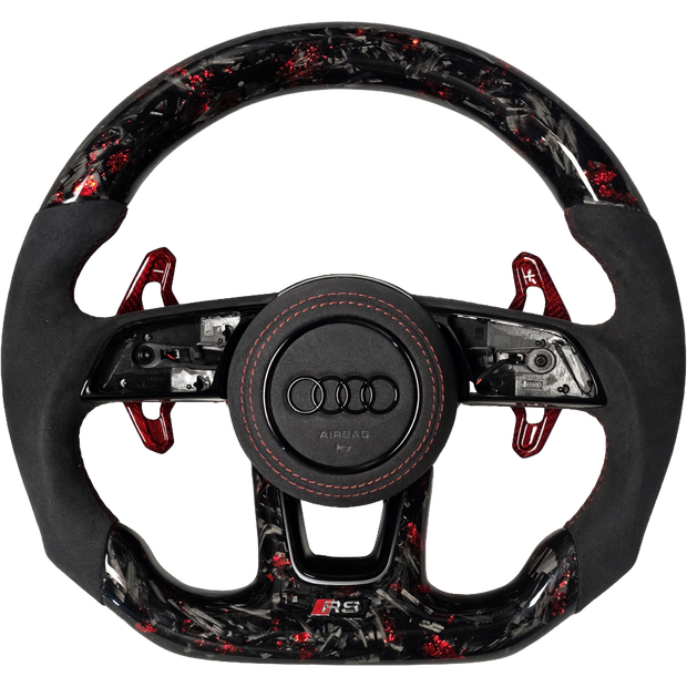 Audi RS Forged Carbon Fibre Alcantara Steering Wheel